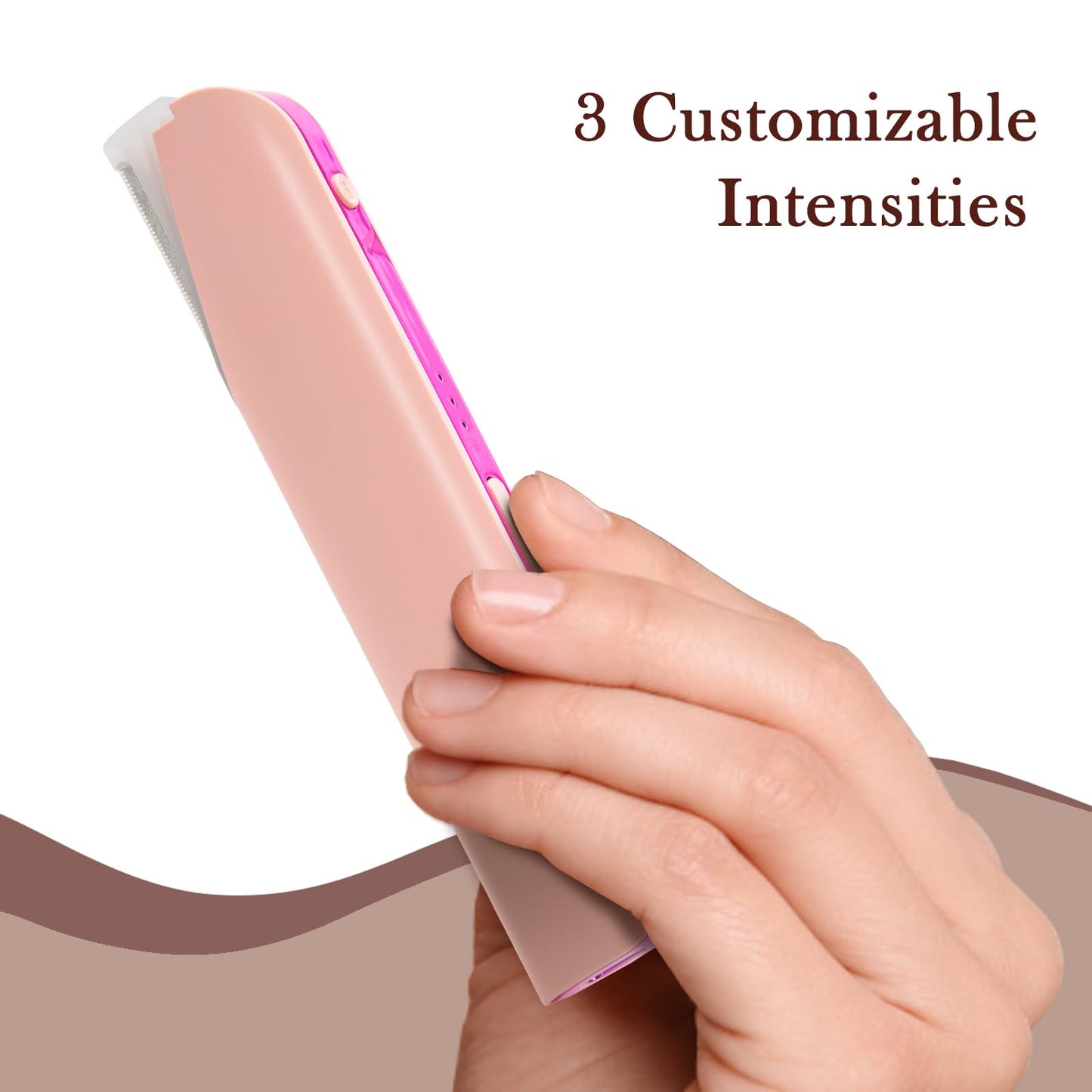 DSHKISK Dermaplane Razor for Women Face 3 Speed Sonic Hair Removal Tool Rechargeable Safe Anti Peach Fuzz & Dead Skin Remover with 6 Replaceable Heads