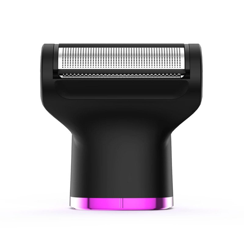 Risina Bikini Trimmer Replacement Curved Shaving Head - Stainless Steel, Detachable, Easy to Clean, Rose Black