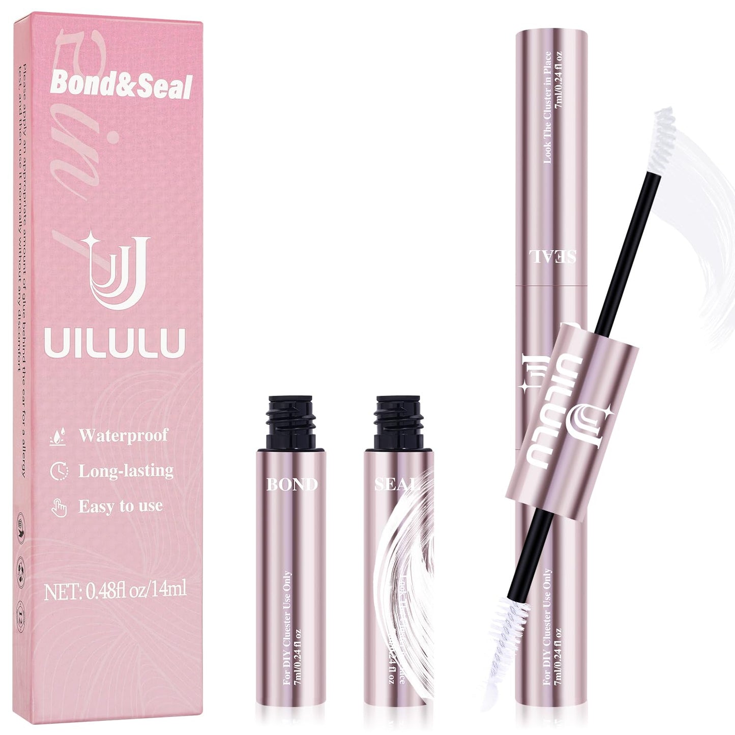 Lash Bond and Seal - 2-in-1 Waterproof Eyelash Adhesive & Sealer (5ml) | Strong Hold for DIY Lash Extensions
