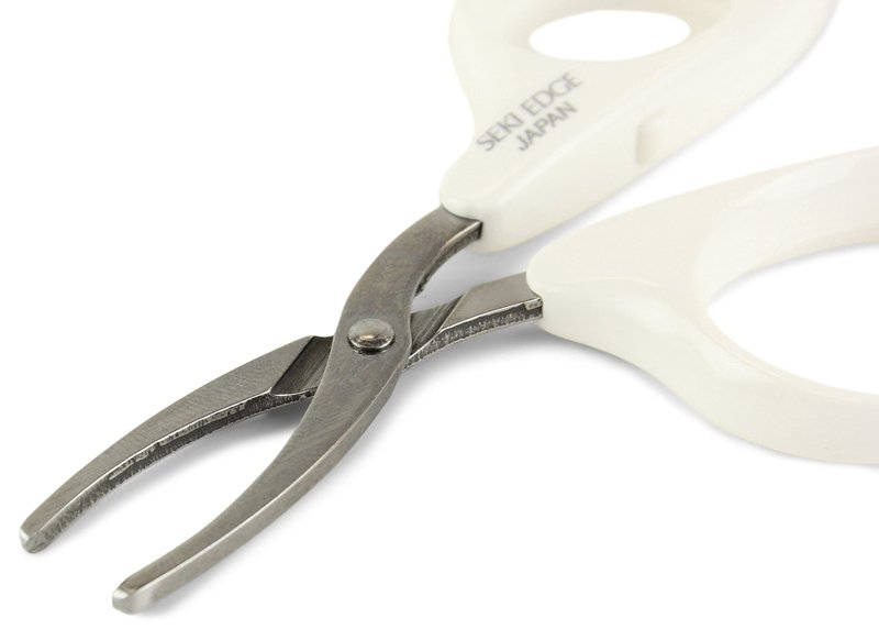 Seki Edge Scissor Tweezers (SS-503) - Stainless Steel Tweezers for Eyebrows With Scissor Action - Precision Tweezer with Round Safety Tips to Grip Fine & Thick Hairs - For Women & Men - Made In Japan