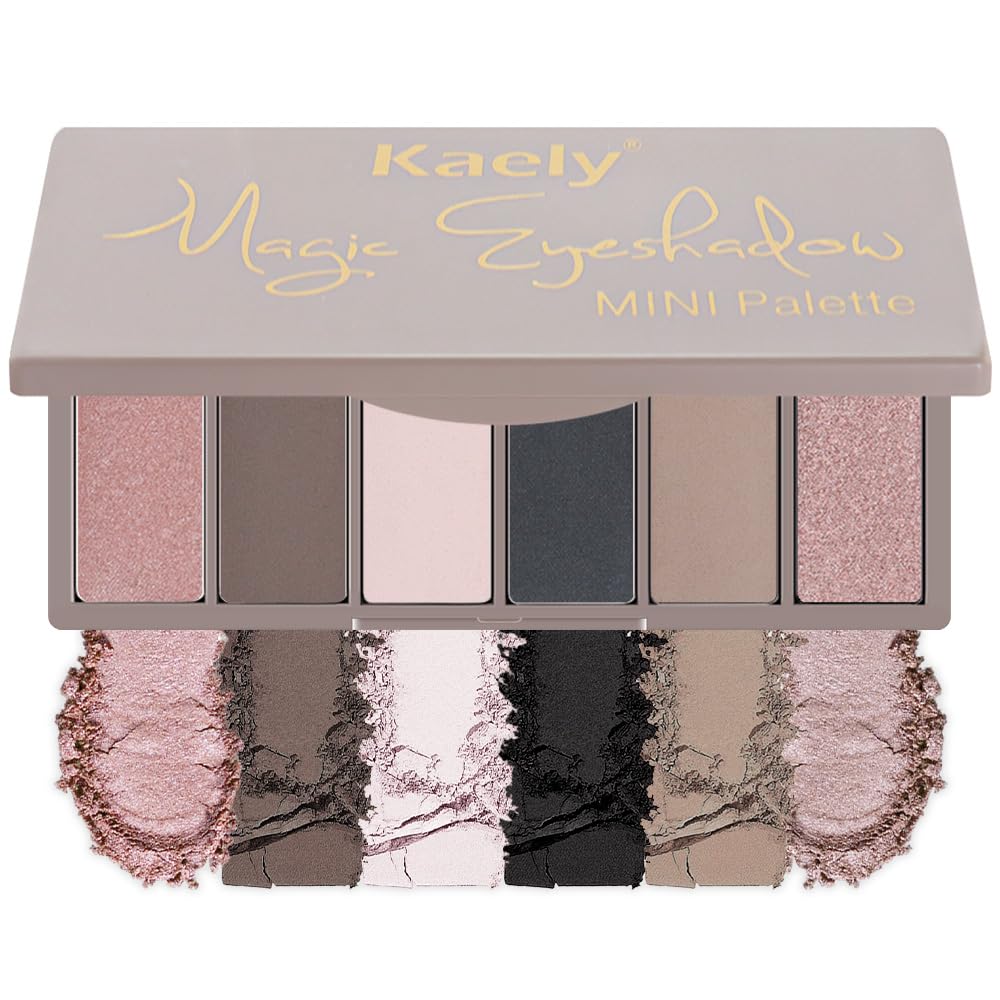 Cream Eyeshadow Stick Set - 6Pcs Waterproof Long-Lasting Sticks for Mature Skin | Neutral Nude Shimmer & Matte Finish