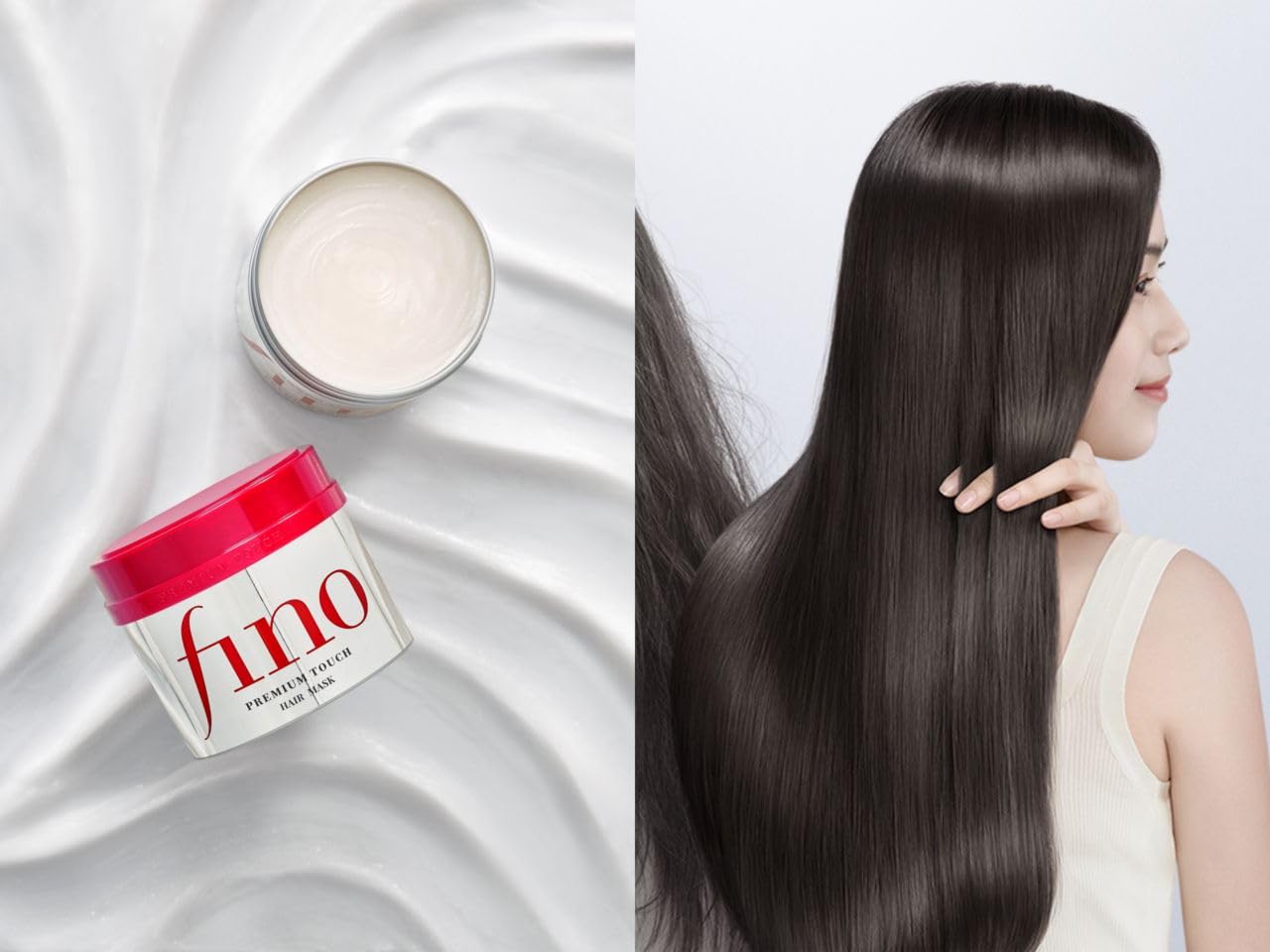 Fino Premium Touch Hair Mask - Deep Conditioning Treatment for Soft, Shiny Hair | 180g / 8.11 oz
