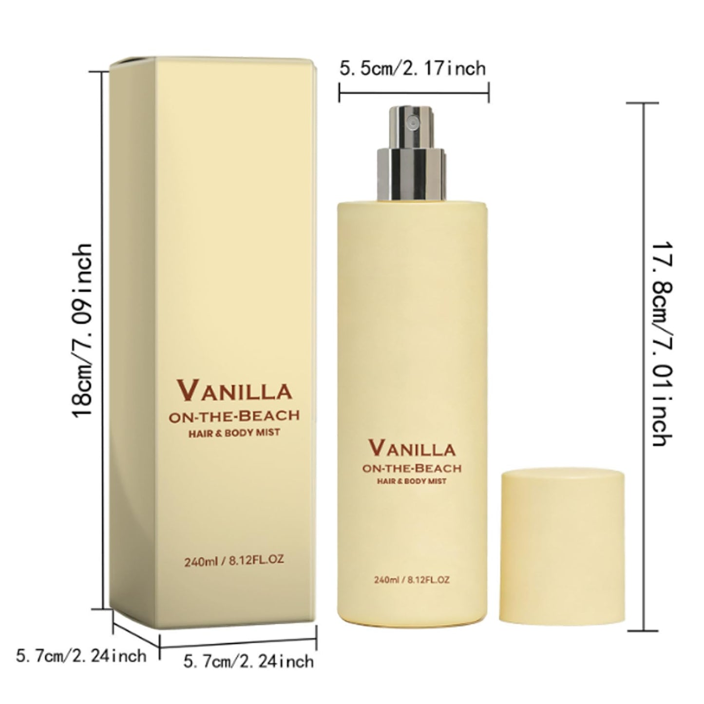 Luniguin Long-Lasting Fresh Fragrance for Hair & Body, All Skin Types