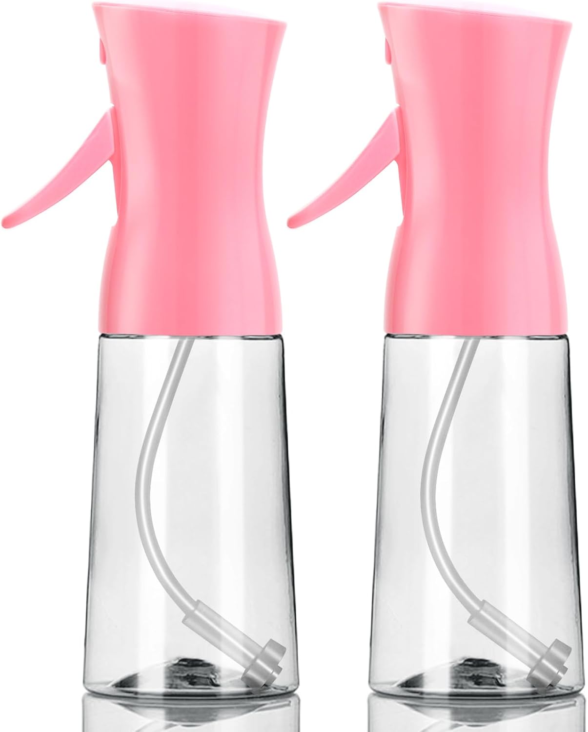 Fine Mist Spray Bottle - Ultra-Fine Continuous Spray for Hair, Skincare, and Plant Care | Refillable 6.8oz Light Pink