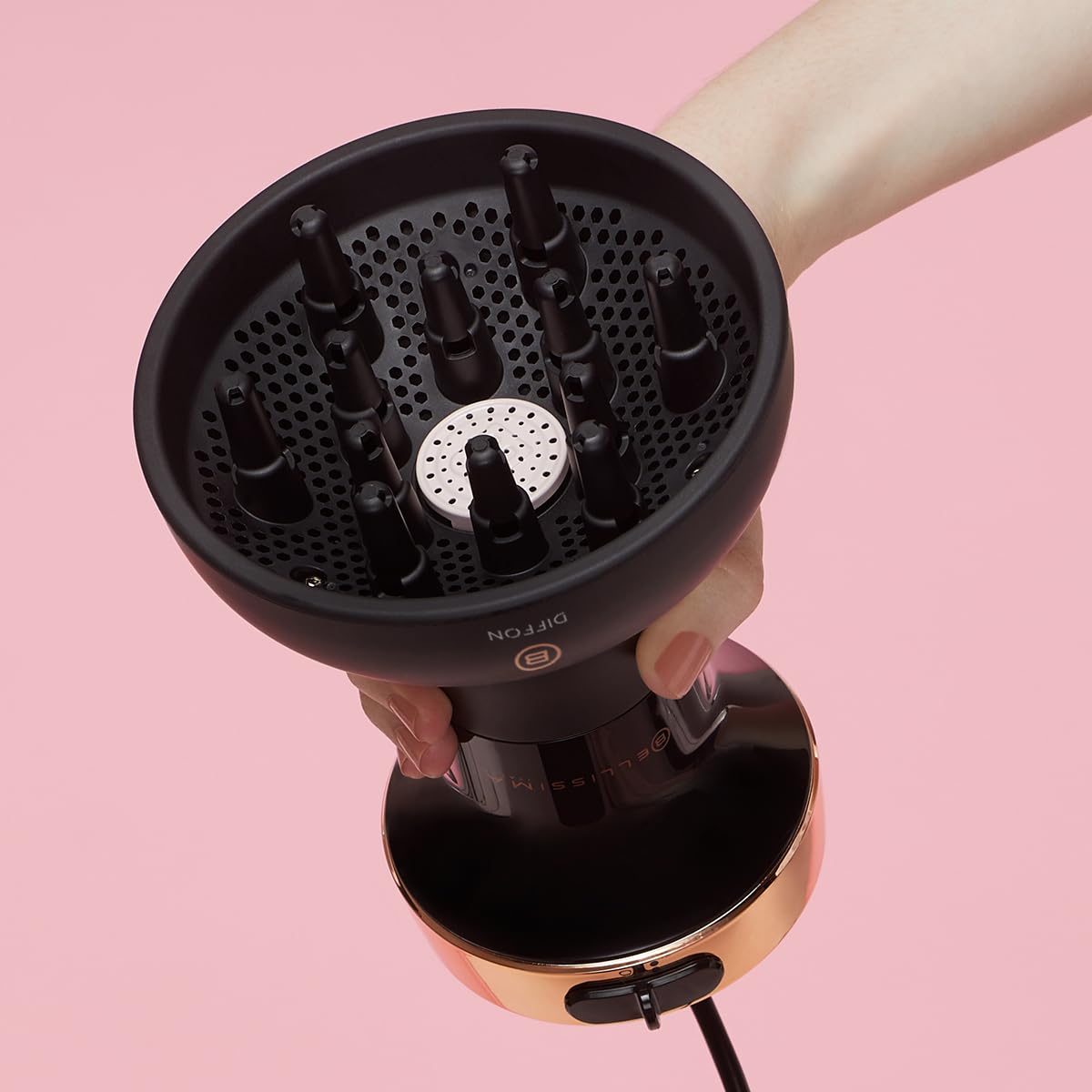 Bellissima Diffon Ceramic Diffuser Hair Dryer for Curly Hair