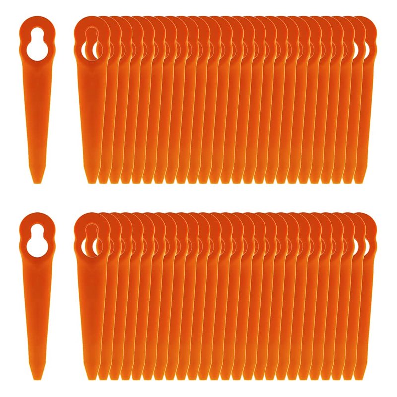 FourShow 100Pcs Replacement Plastic Blades Compatible with STIHL Polycut 2-2 Polycut 3-2 FSA 45 FSA 57 FSE 52 strimmer