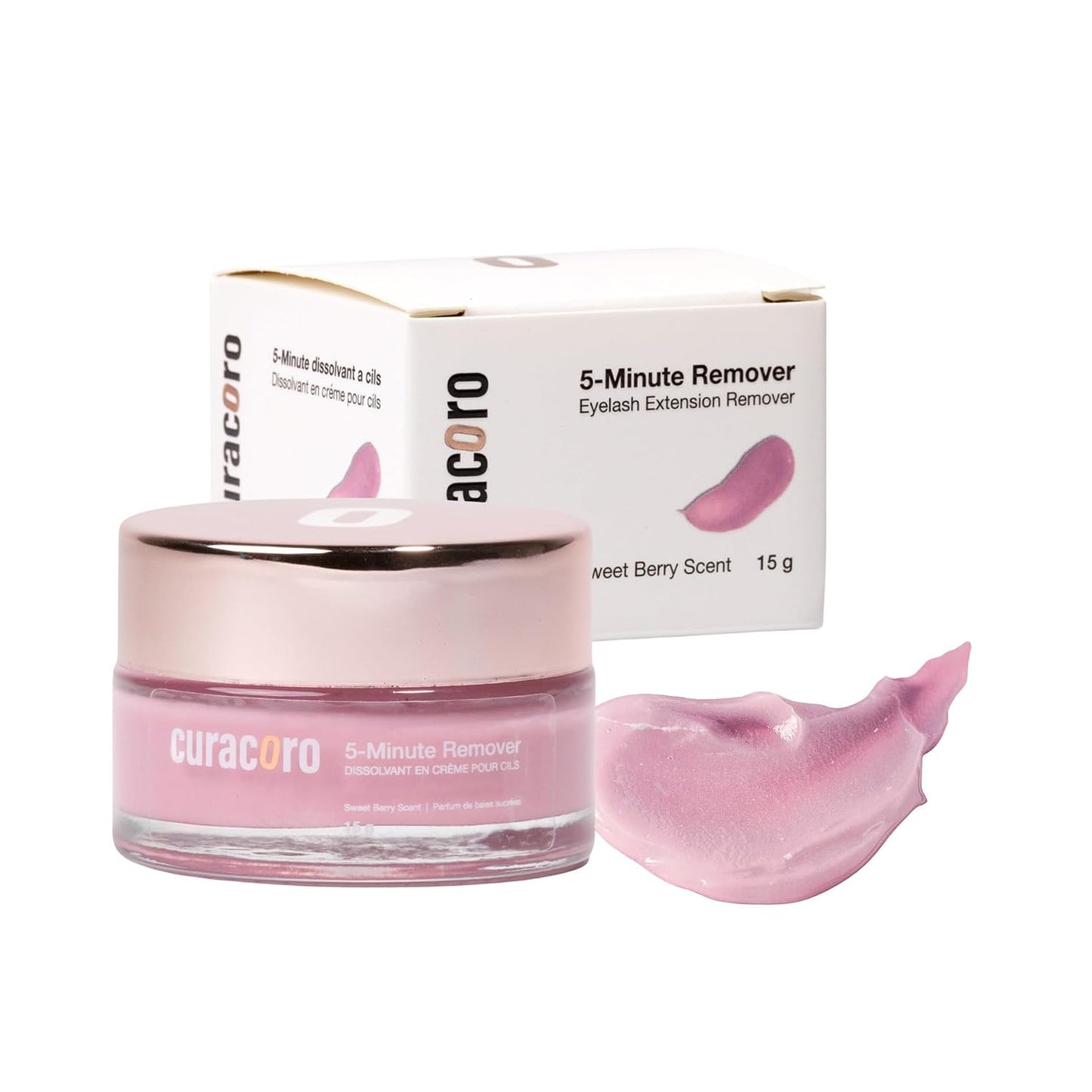 Lash Cream Remover for Eyelash Extensions - Gentle Formula, 15g | Melon Scent, Low Irritation for Sensitive Skin