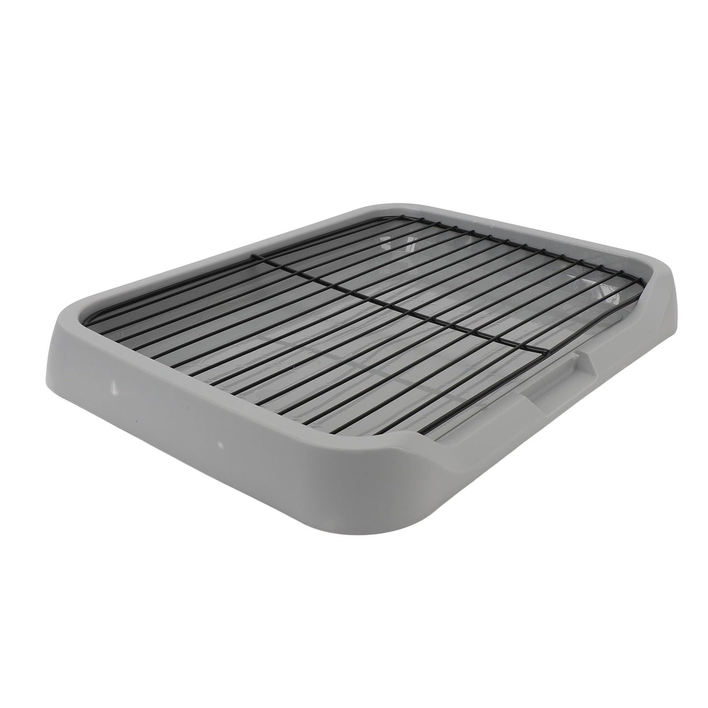 Dog Potty Tray, Indoor Mesh Dog Litter Box, Toilet Pee Pad Holder Puppy Training Tray, Removable Stable Structure Pet Training Pads for Small and Medium Dogs