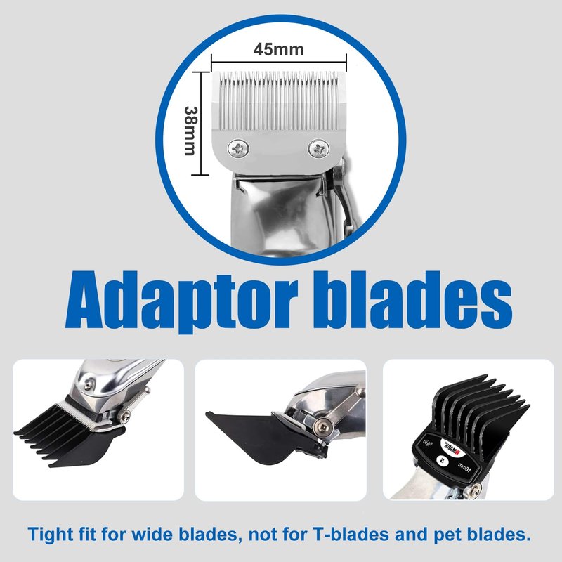 Durable Clipper Magnetic Clipper Guards Compatible with Walh and Surker Hair Clippers 8 Cutting Lengths 8 Pcs