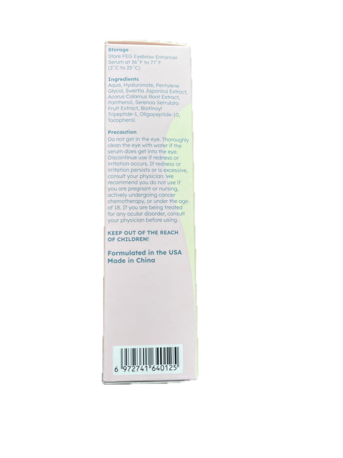 FEG Eyebrow Enhancer Growth Serum for Thicker Brows | Natural Brow Enhancing Serum for Growing and Thickening Eyebrows | Stimulates Natural Growth | 2-Pack of 3ml Tubes