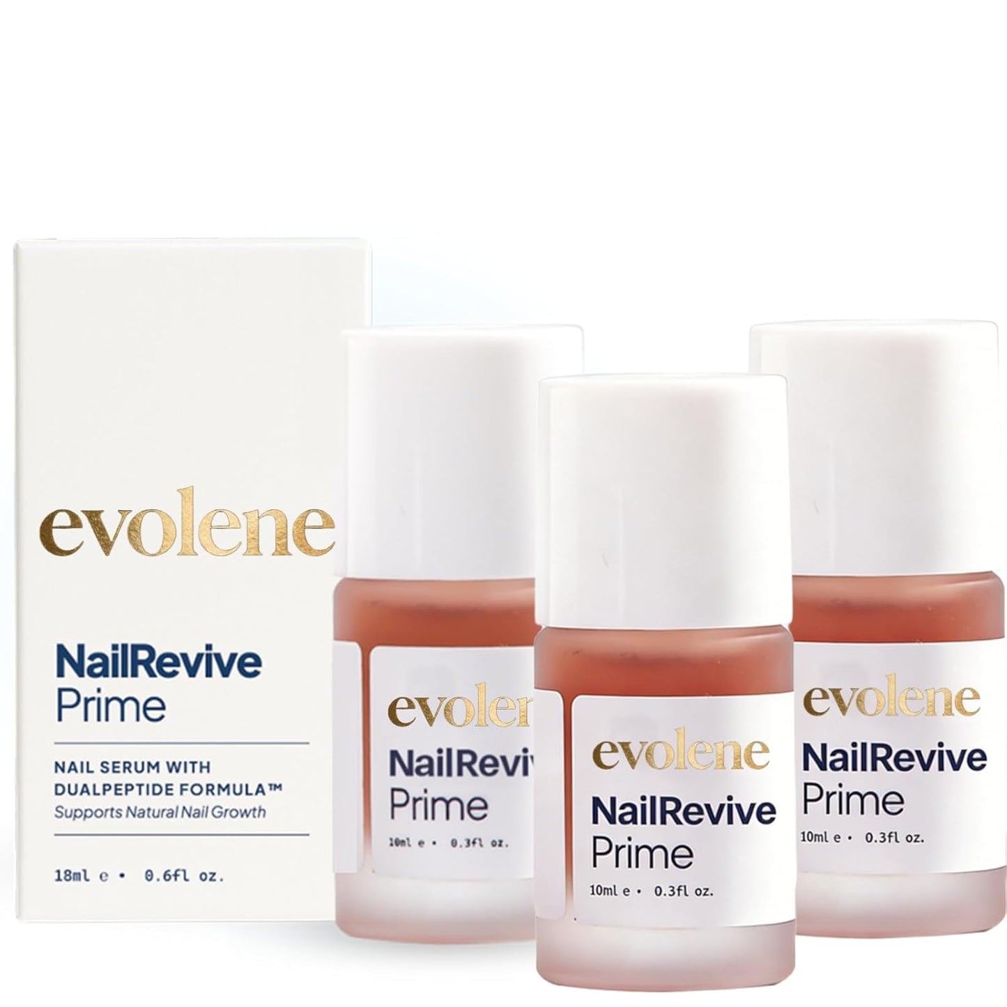 Evolene Nail Guard Pro - Advanced Nail Fortifier for Weak, Thin Nails | Strengthens & Protects Natural Fingernails - 0.45 fl. oz