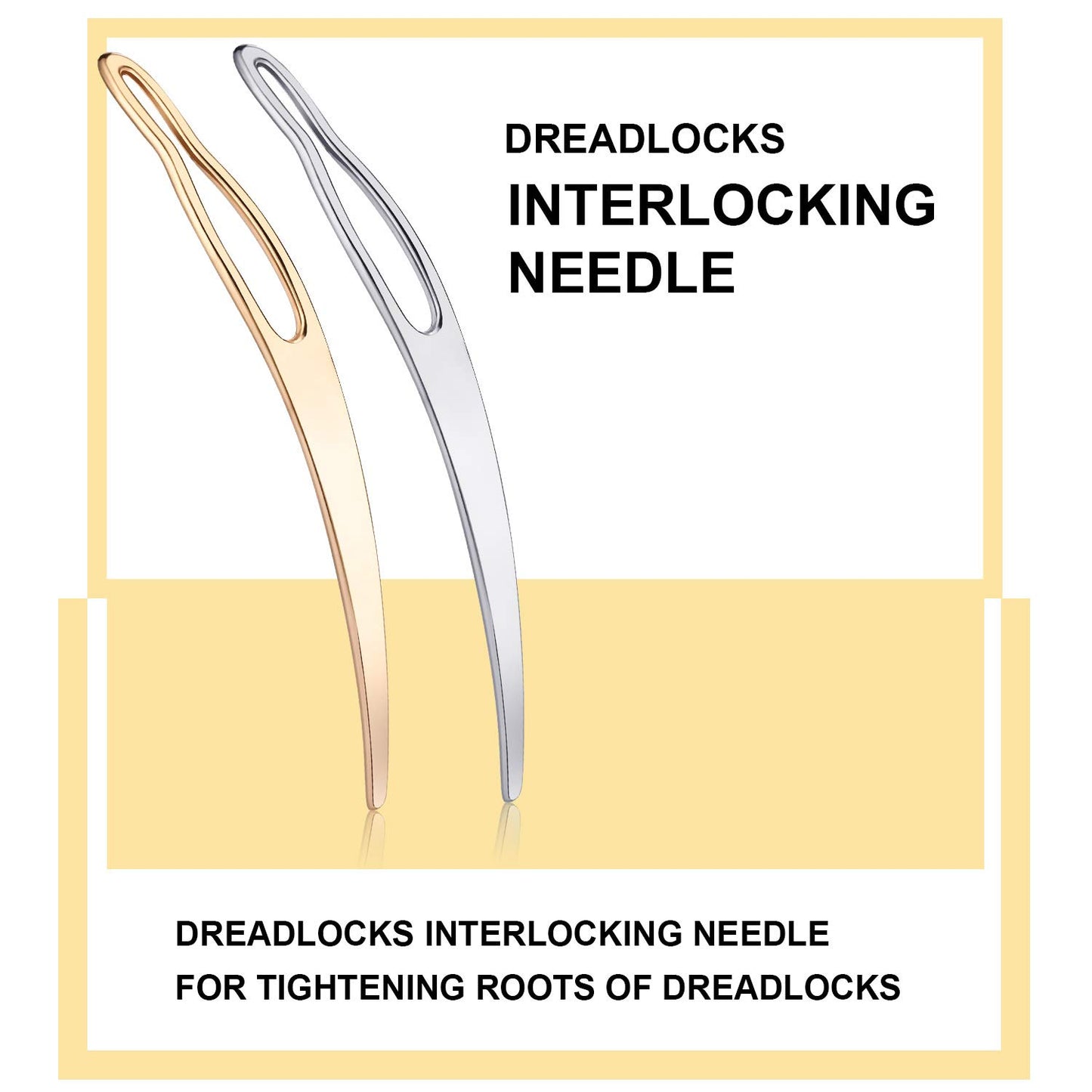 Dreadlock Interlocking Tool - Hair Accessory for Locs | Gold & Silver Options