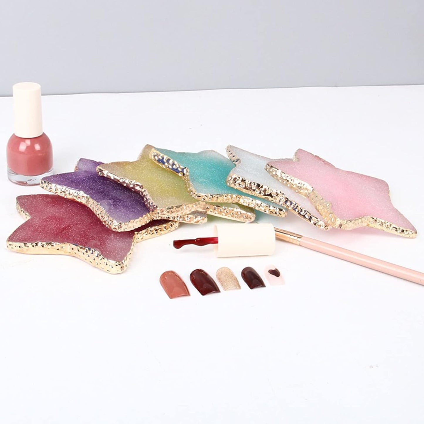 Nail Art Palette - Professional Mixing Plate for Nail Polish & Display | Versatile Makeup Tool