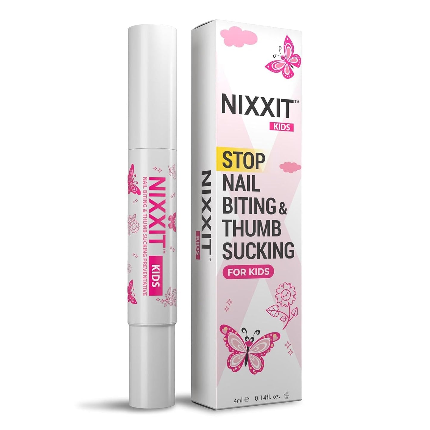Nail Biting Prevention for Kids - Effective Thumb Sucking Deterrent | Safe Bitter Taste Nail Polish Pen for Ages 3+