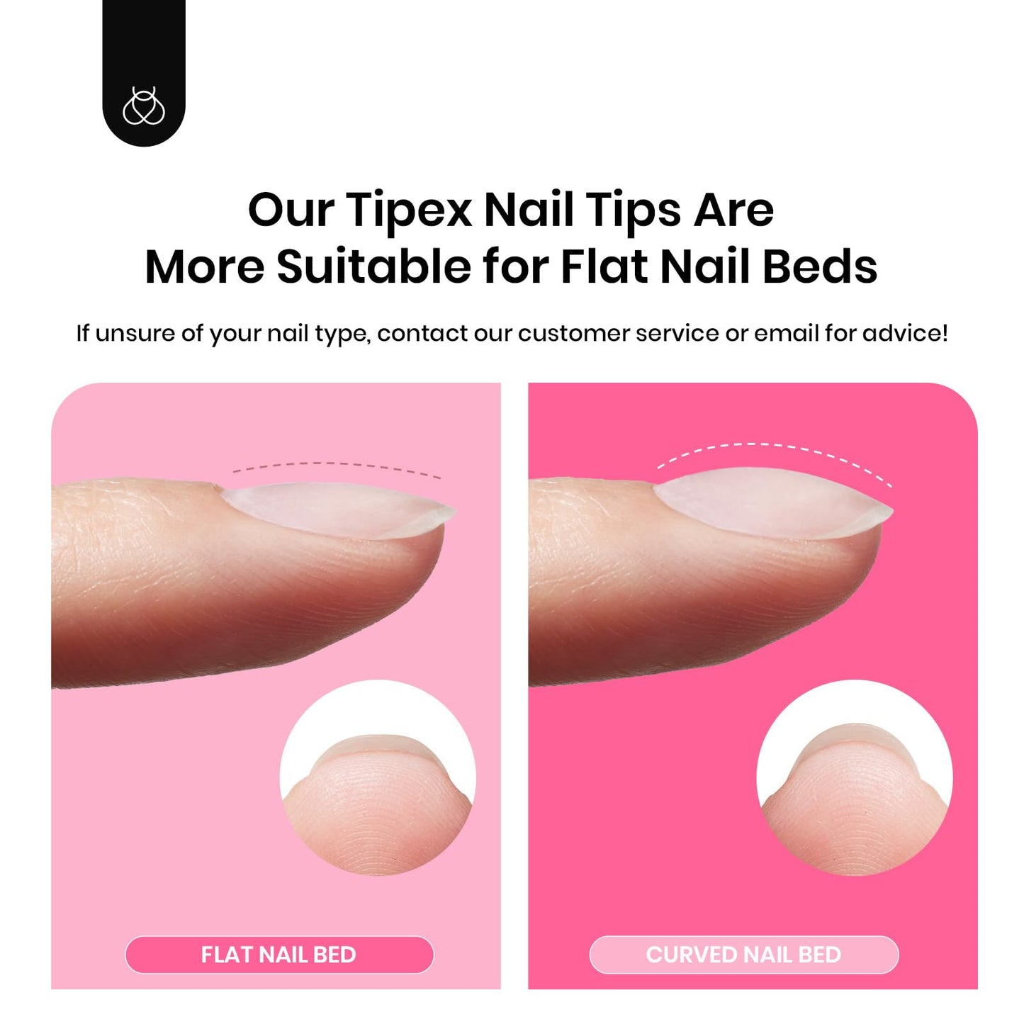 Beetles Tipex Instant Apex Nail Tips Kit, Long Coffin, 224PCS 16 Sizes 00-14, No Builder Gel Needed, 20g Solid Nail Glue, Mini UV Lamp