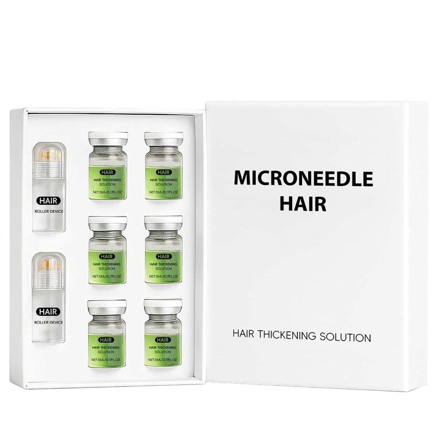 Hair Regrowth System - Advanced Treatment with Ginseng, Eclipta Prostrata & Peppermint Oil | Thicker Hair for Men & Women