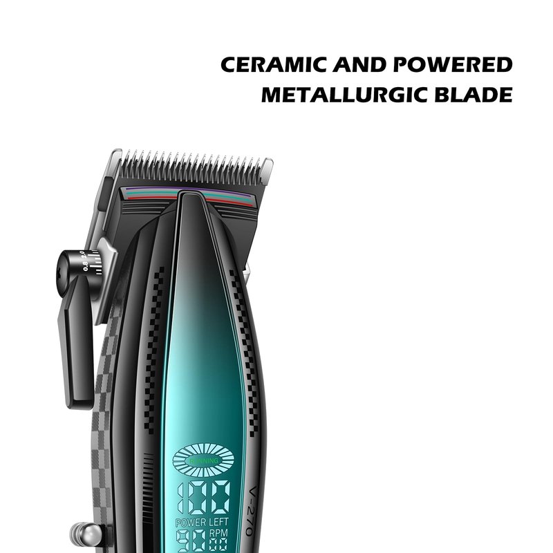 VGR 003/270/640 Clipper Blade Replacement Set, Model Clipper with DLC Deep Tooth Blade, Professional Precision Blades with 2 Pairs Screws