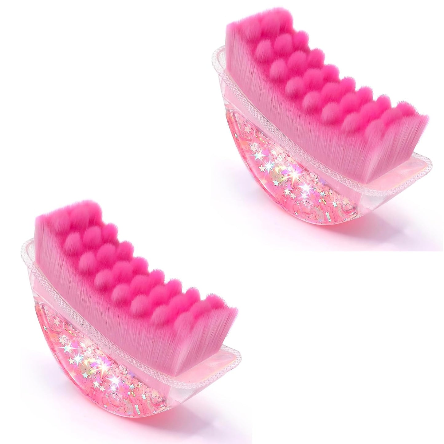 Lymphatic Contour Face Brush (Pink-2PCS)