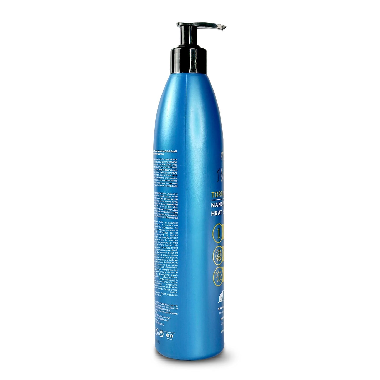 I Belli Capelli Torrano Cream Nano Keratin Hair Treatment, Straightening Hair 1 Step, Formaldehyde Free-Nanoplastia Para Alisar Cabello, Keratina Organica Sin Formol -Brazilian Nano Keratin (500ml)