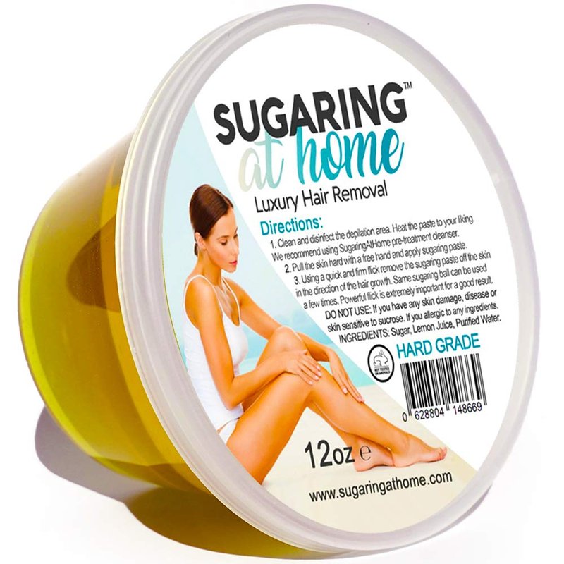Sugaring Paste HARD for Coarse Hair Thick Hair and Darker skin + Sugaring Powder + Sugaring Applicator
