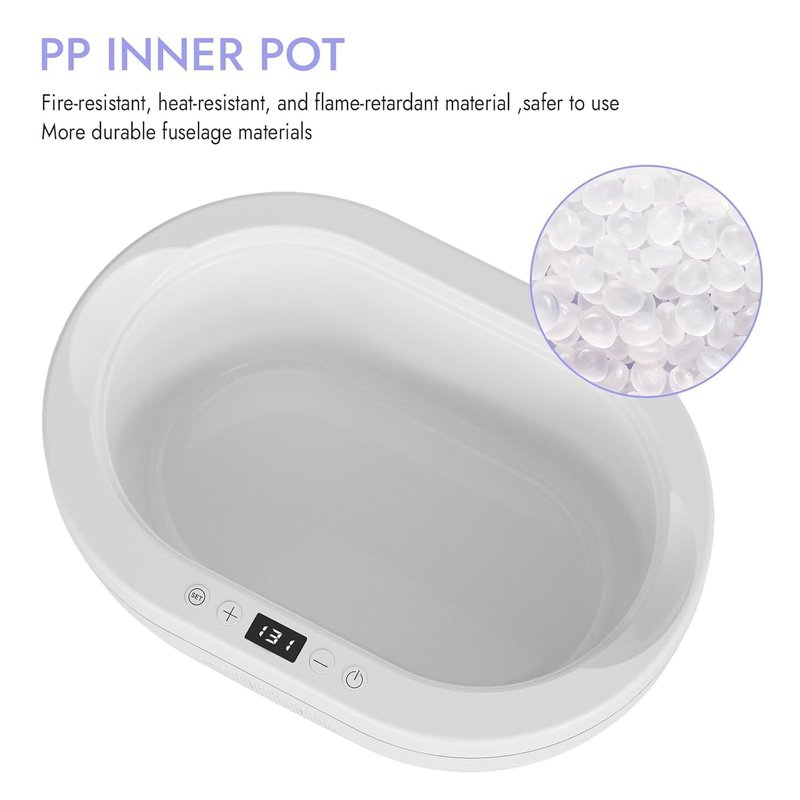 Paraffin Wax Machine for Hand and Feet with Paraffin Wax Refills moisturizing, 3000ml Safety Hand wax Paraffin Machine for Reservation Paraffin Wax Bath Warmer