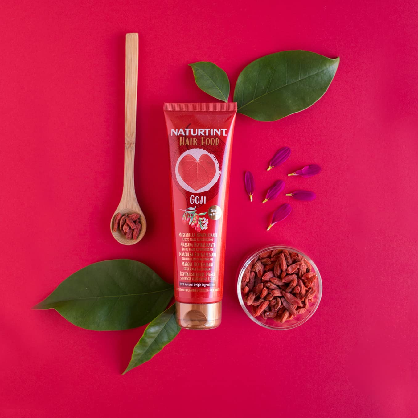 Naturtint Hair Food Deep Conditioning Mask (5.07 Fl Oz), Goji Revitalizing - Naturally Derived Ingredients, Free of Parabens and Artificial Fragrances