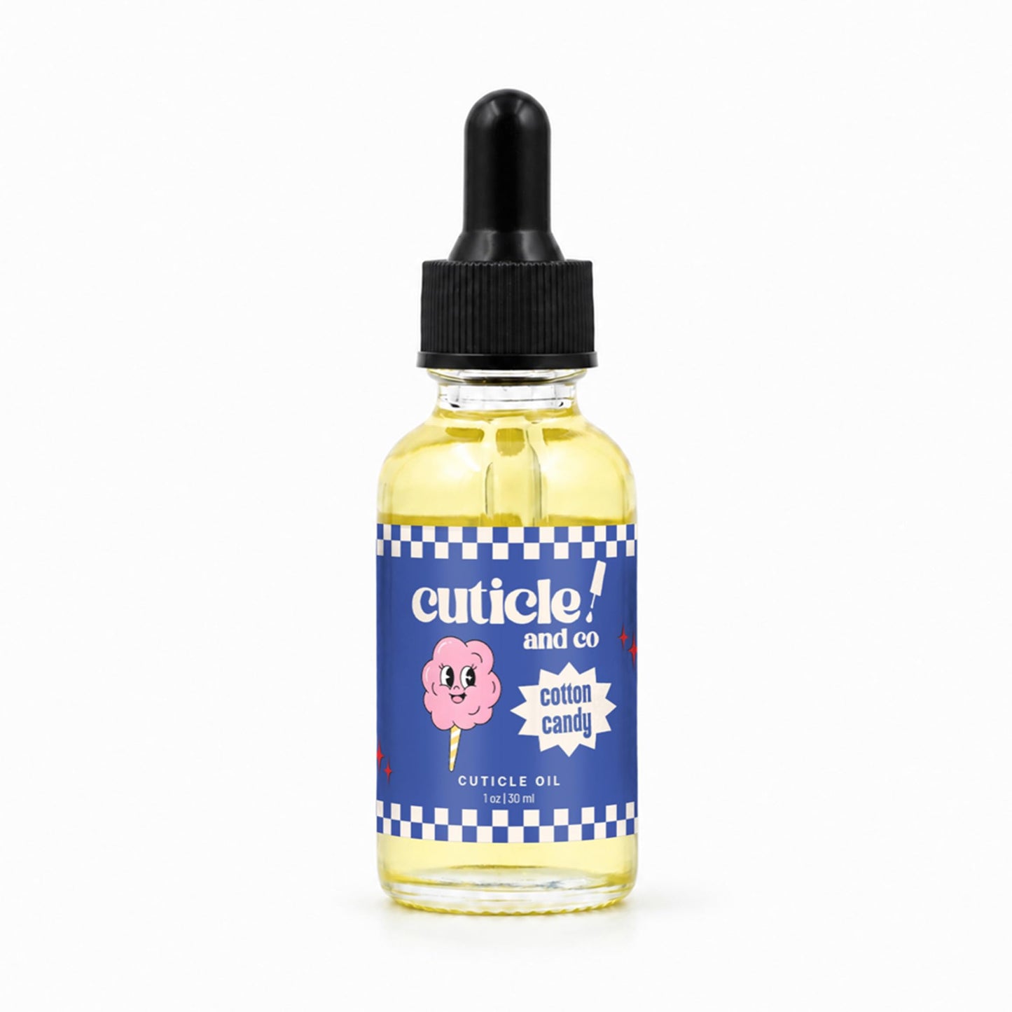 Cuticle & Co Cotton Candy Scented Cuticle Oil 1 oz - Professional Nail Manicure & Pedicure Care for Dry Cuticles - Hydrating Nail Treatment for Nails & Skin - Cotton Candy Scent