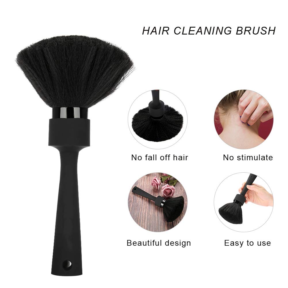 Soft Hair Brush Neck Duster - Professional Hair Cleaning & Styling Brush, Ergonomic Design for Face & Neck Cleanup, Lightweight & Durable Hairdressing Tool for Salon and Home Use