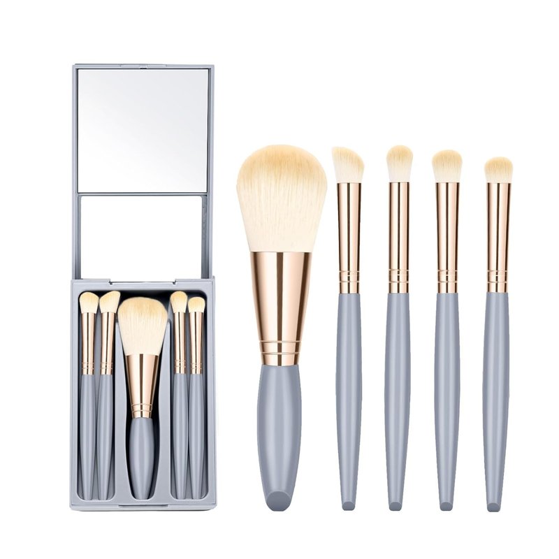 Easy-taken Travel Makeup Brush Set,Makeup Brushes Travel Set - Eyeshadow & Eye Shadow Brushes, Complete Function Cosmetic Brushes Kit