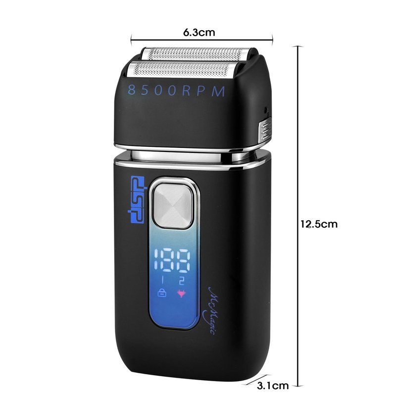 DSP Foil Shavers for Men, Electric Razors, Face Shaver with Pop Up Trimmer, Two-Speed Adjustable, Travel Lock, IPX6, Gift for Man