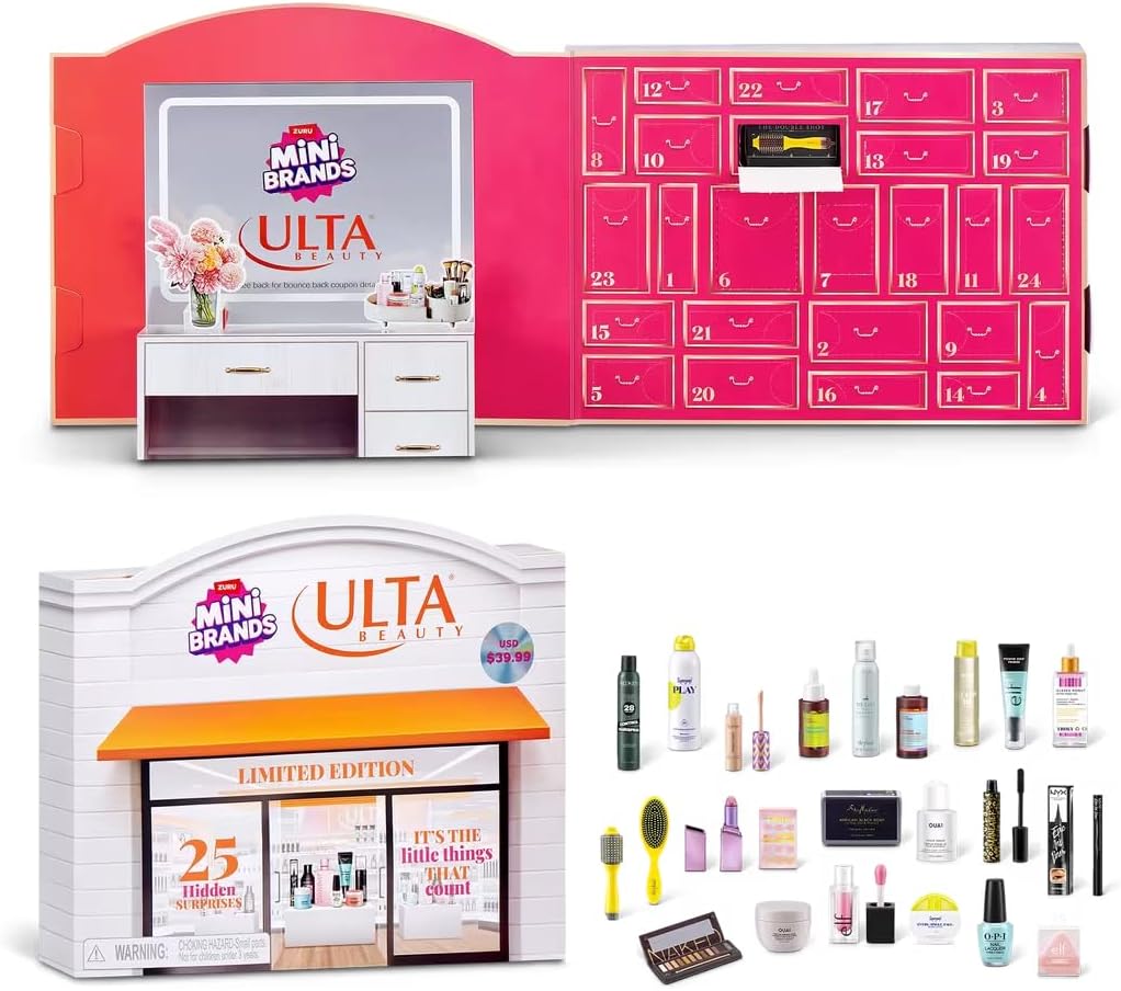 Ulta Beauty Advent Calendar 2025 - Mini Brands Collection for Holiday Fun