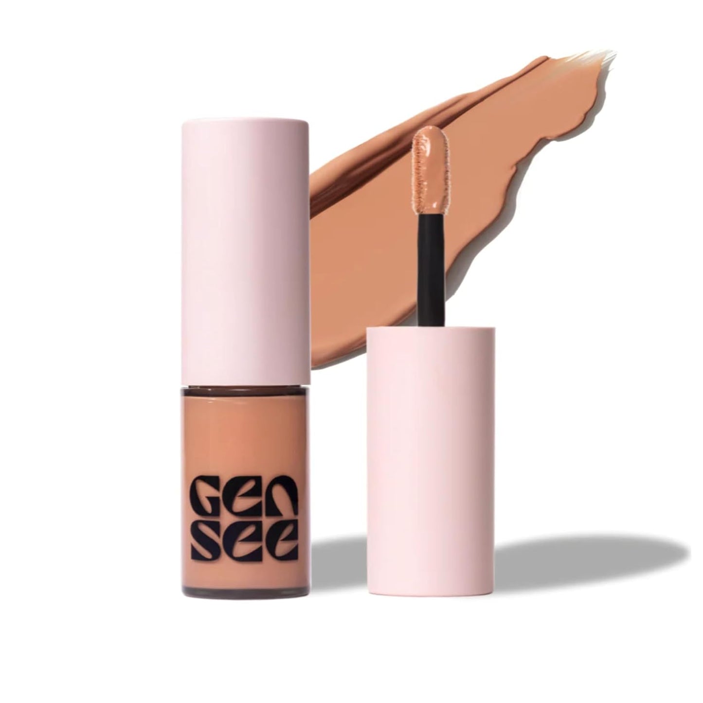 GEN SEE Mixed Media Matte Liquid Eyeshadow - High Pigment, Weightless Long-Lasting Formula | Linen Color, Vegan & Cruelty-Free