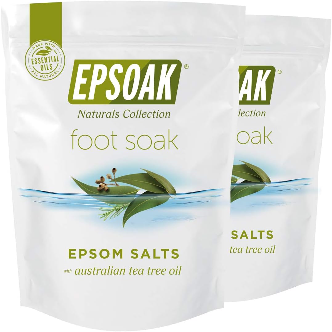 Epsom Salt 19 lb. | USP Magnesium Sulfate with Tea Tree Scent - Resealable Bag, Made in USA