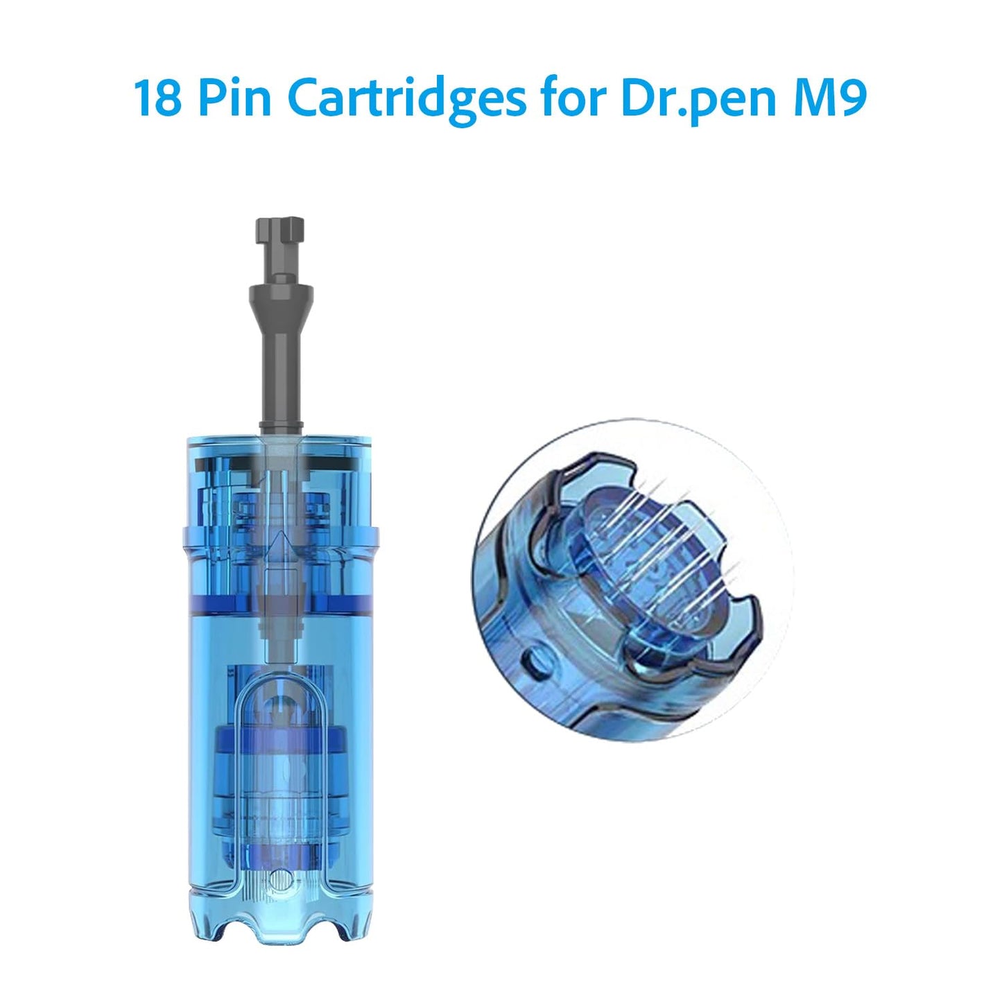 Dr.Pen Microneedling Pen Cartridges - 0.25mm Needles for Home Use | Compatible with Dr.Pen M9