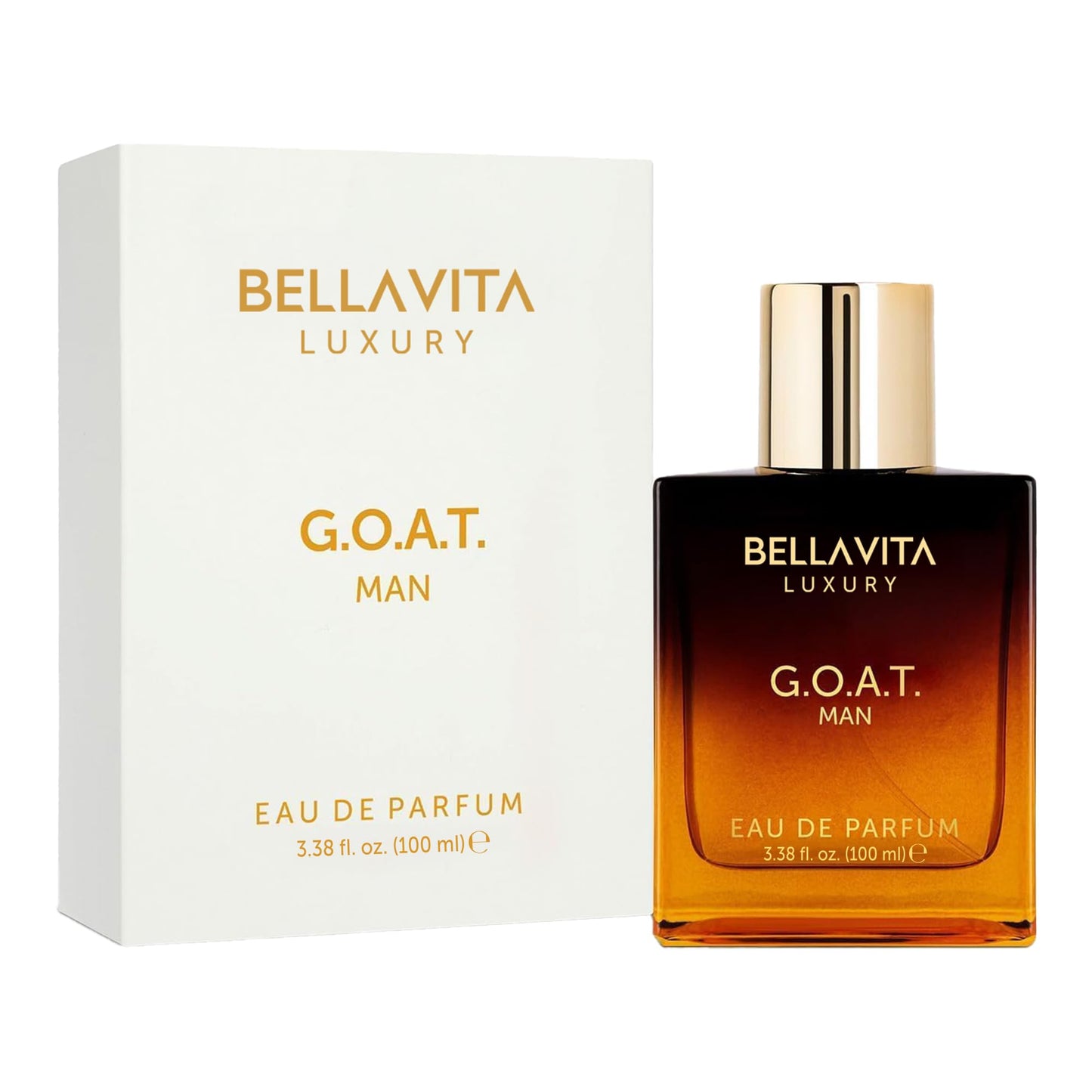 Bellavita Luxury G.O.A.T. Eau de Parfum | 100 ml | Perfume for Men