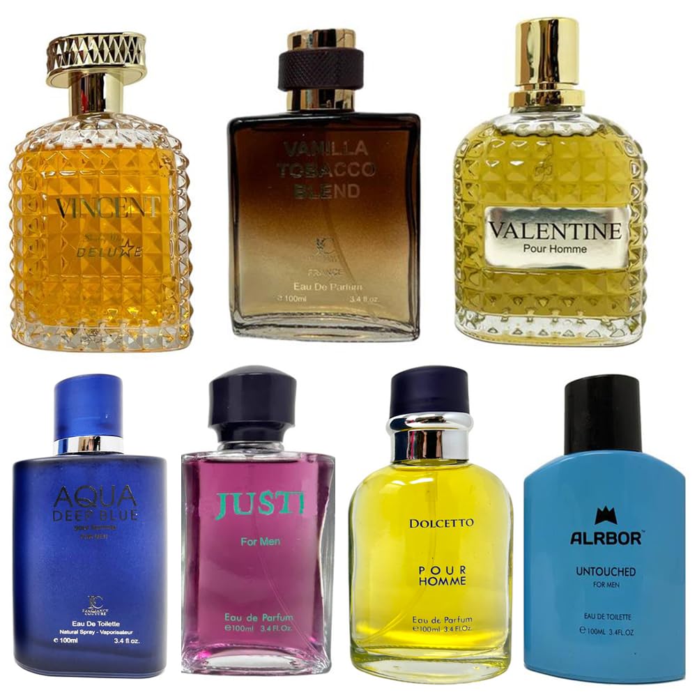 A CENTER Cologne for Men - Multi-Scent Eau De Toilette Spray 100 ML | Versatile Fragrance Set