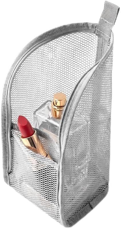 Coloday Standing Toiletry Bag - Large Capacity Waterproof Cosmetic Organizer | Lightweight EVA Travel Bag (White)