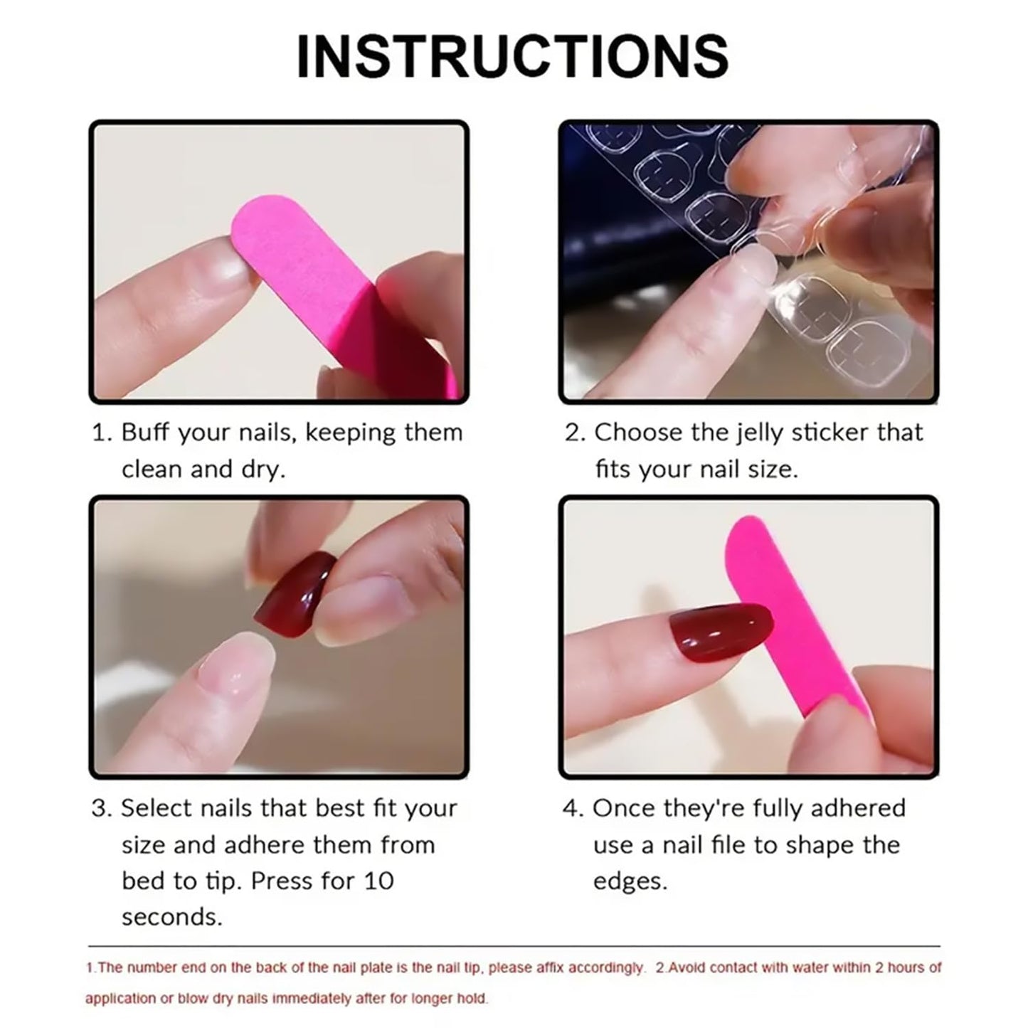 Colorful Press-On Nails - 24Pcs Short Square Acrylic Nails with Flower & Stripe Designs | Glossy Full Cover