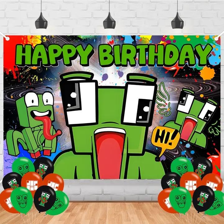 Unspeakable Game Birthday Backdrop - 5ft x 3ft Party Decoration