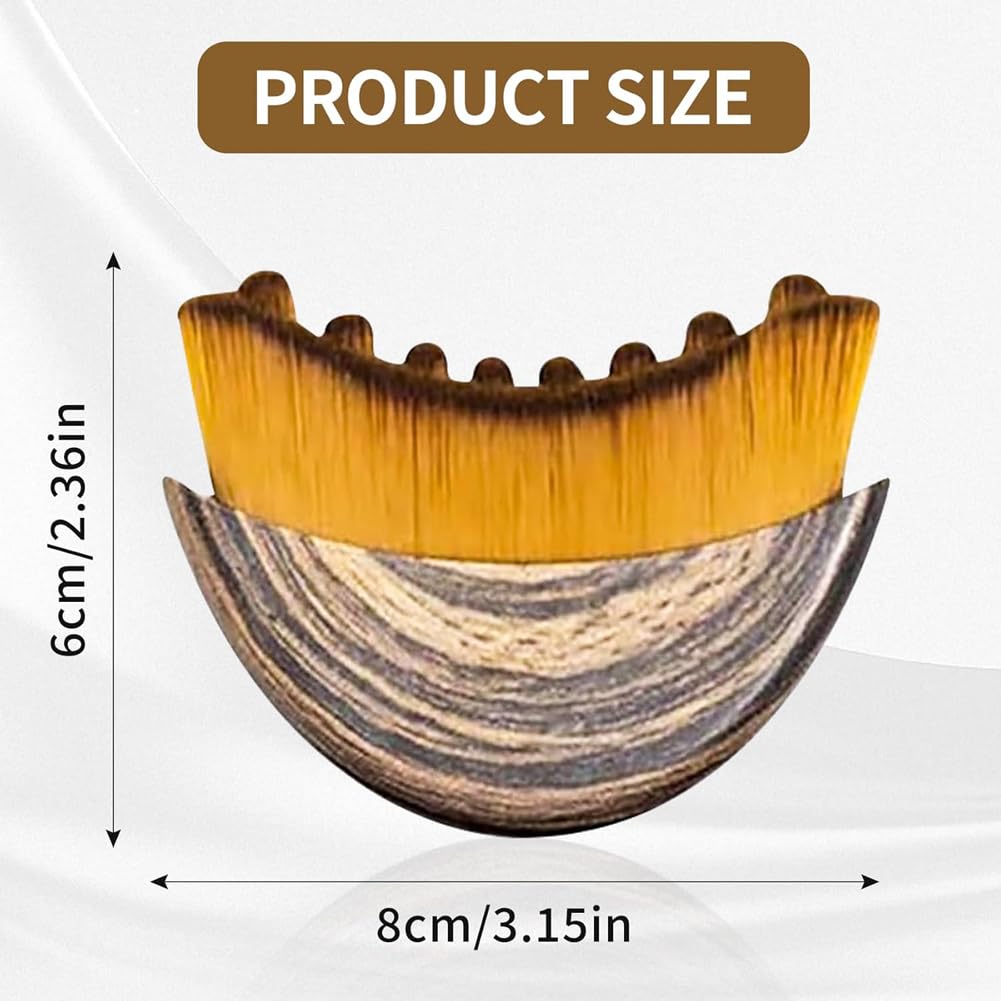 JBSZTH Lymphatic Contour Face Brush 2-Pack Gua Sha Massage Tool Drainage
