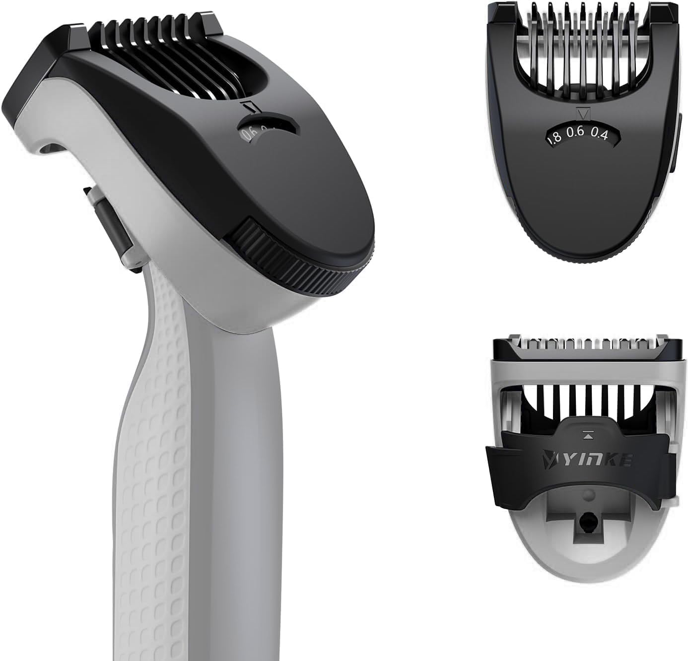 Adjustable Guard Comb, 14-in-1 Precision Trimming Guide 0.4-10mm, Replacement Attachment Compatible with QP2724 QP2834 QP2520/30 QP2620/30, Built-in Dial Guide Guards, Not Fit Pro Series