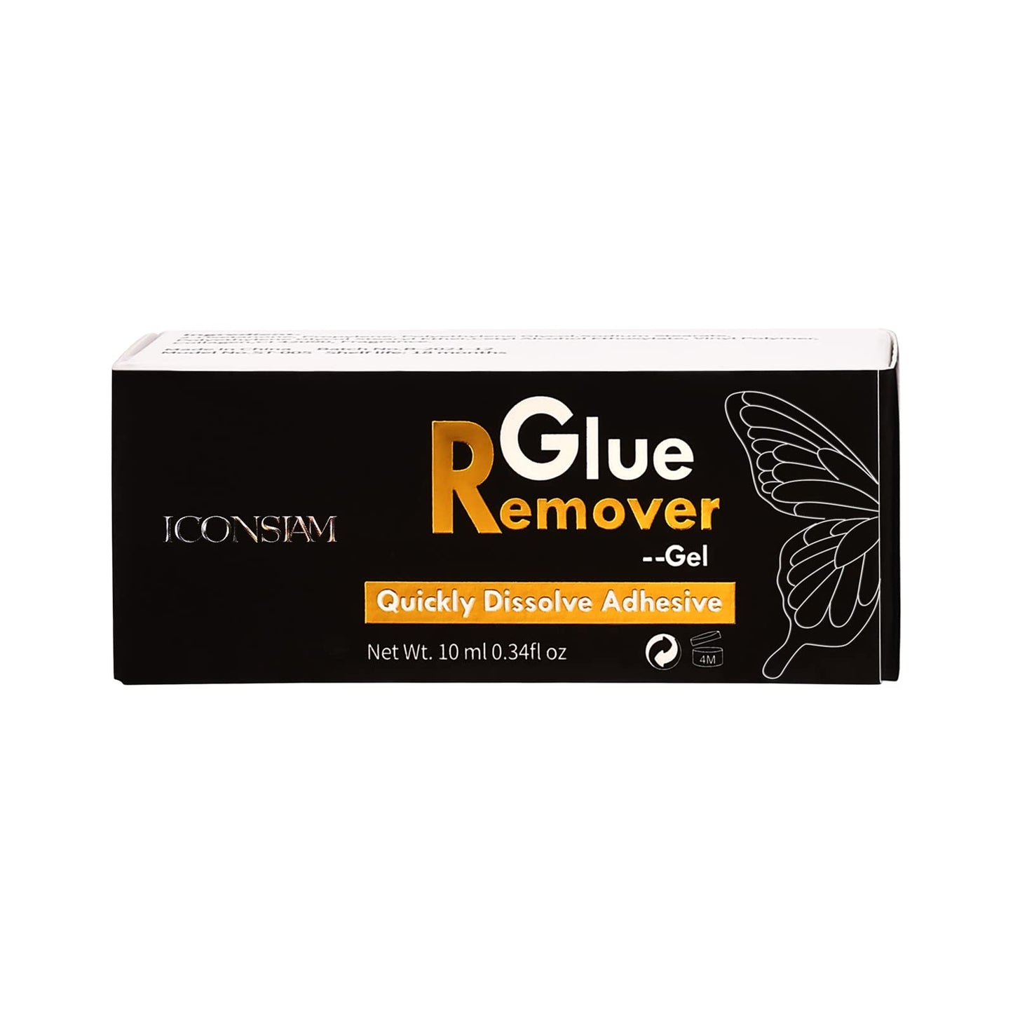 Eyelash Extension Remover Gel, Gentle Lash Remover Gel, Eyelash Adhesive Remover, Low Irritation Lash Remover for Sensitive Skin (Glue remover-gel(10ml))