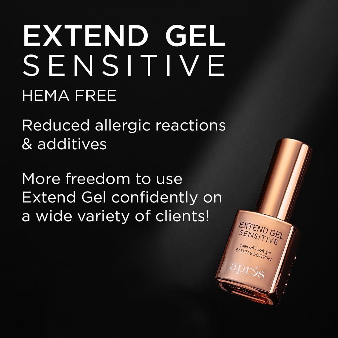 Aprés Extend Gel - HEMA-Free Gel-X Tips Adhesive for Sensitive Skin | 15 ml Original Formula