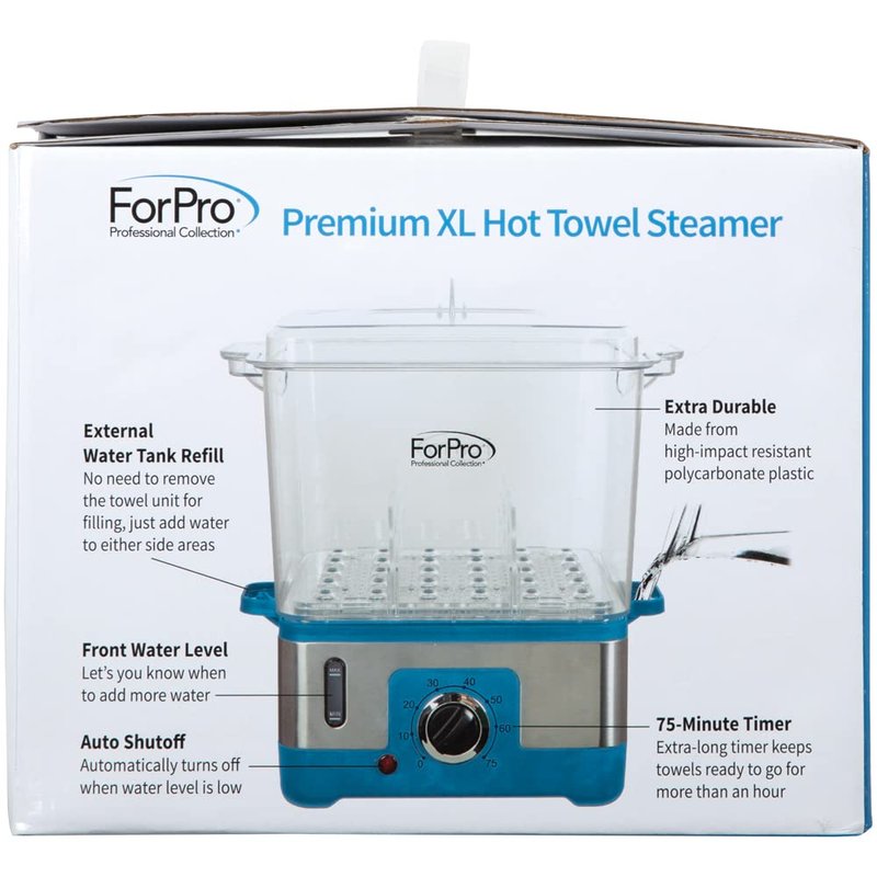 Premium XL Hot Towel Steamer - 50% Larger Capacity, Heats 9 Facial Towels Quickly | Ideal for Salons & Spas