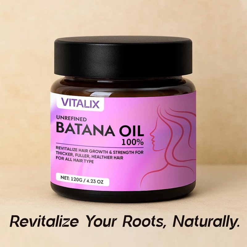 Batana Natural Hair Growth Oil - Organic Scalp Nourishing Treatment | 4.23 oz