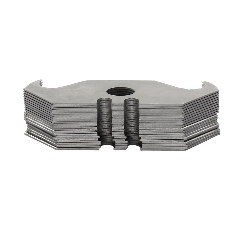 Litoexpe 100 Pcs Hook Blade Utility Knife, SK5 Carbon Steel Replacement Blades with Plastic Case