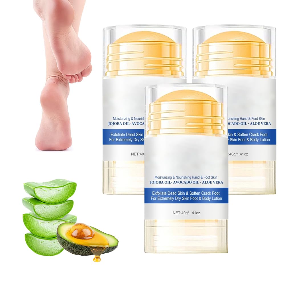 Moisturizing Foot Cream - Hydrating Foot Care Stick for Dry, Cracked Feet | Fast-Acting Relief & Renewal