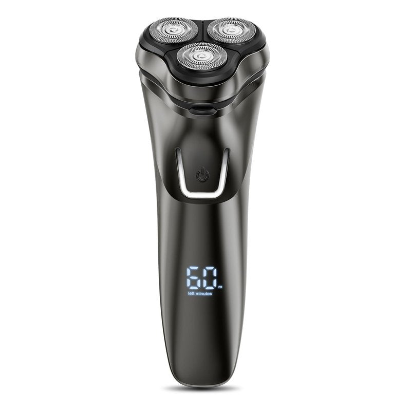 Rotary Electric Shaver for Men: Cordless Wet/Dry Razor