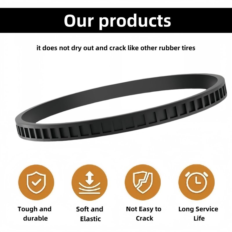 6 Pack 45-69-0010 Replacement Blade Pulley Tires Deep Cut Band Saw - for Milwaukeie 6230 6232-6 6238-20 2729-20, P-ortaband AO2807 6225 6238N - Rubber Drive Belt for Band Saw Wheels