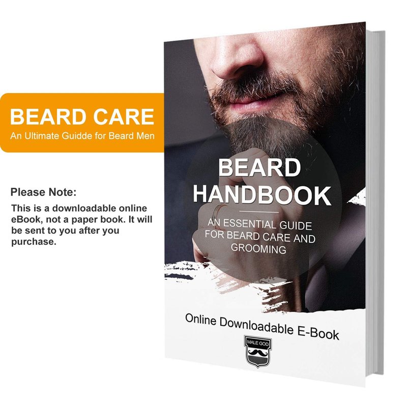 MALE GOD Beard Kit, Beard Growth Kit w/Natural Ingredients Beard Oil & Balm & Comb, Beard Growth Oil w/4X Thickening Biotin, Chrismtas | Anniversary | Birthday Gifts for Men Him Husband Boyfriend, Dad